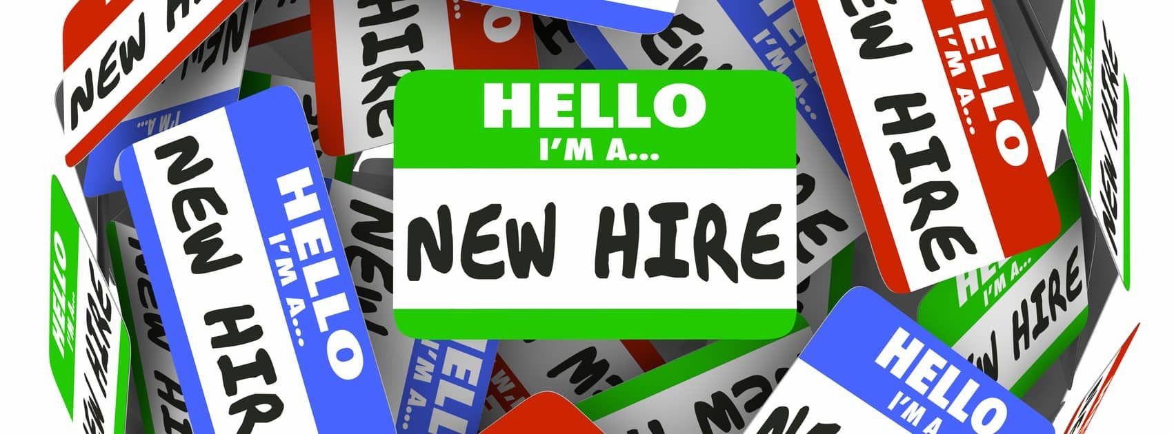 New Hire Name Badge