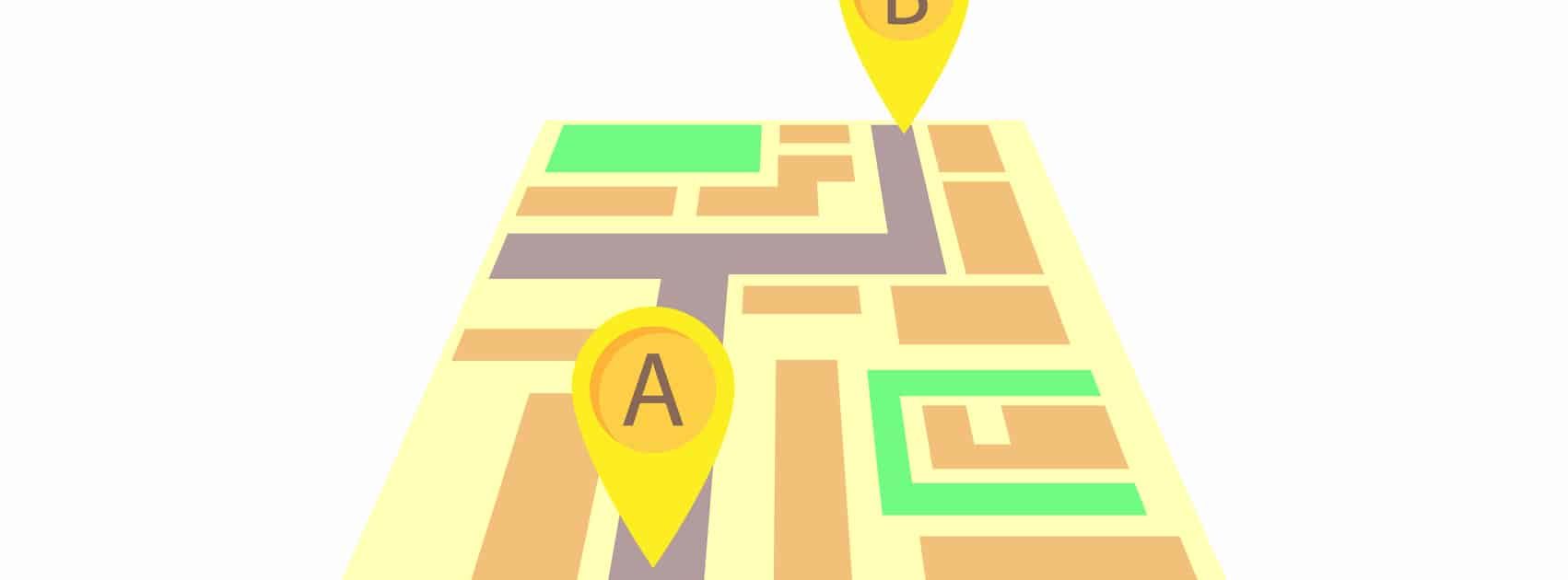 Map Point A to B