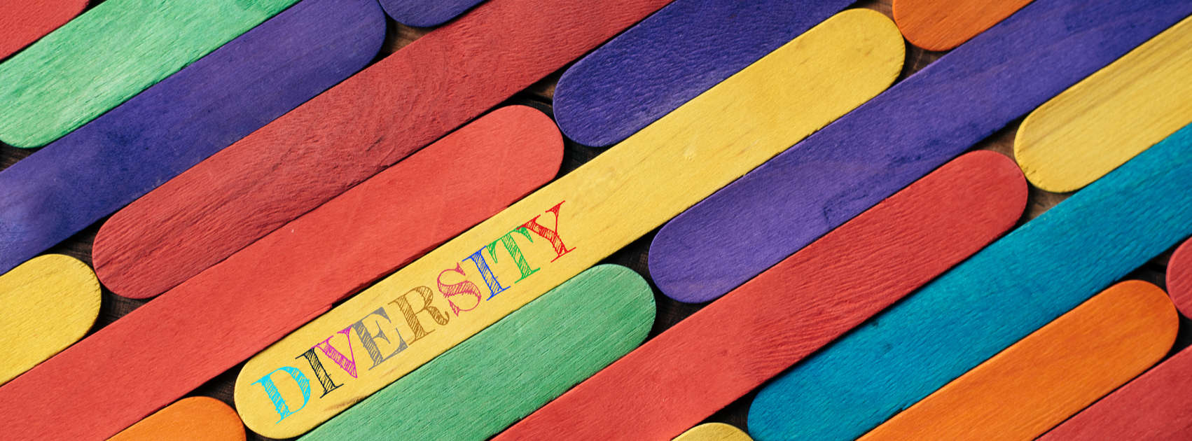 Diverse Popsicle sticks