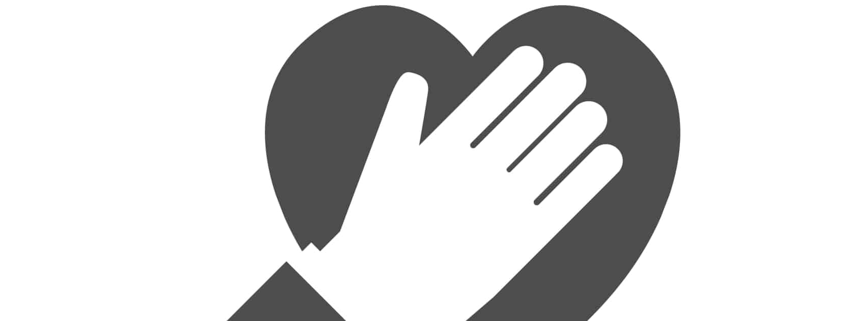 hand over heart